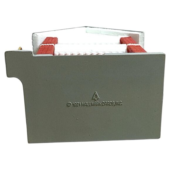 1991 Hallmark Fire Station Ornament Nostalgic Houses Series MIB Christmas - Picture 7 of 9